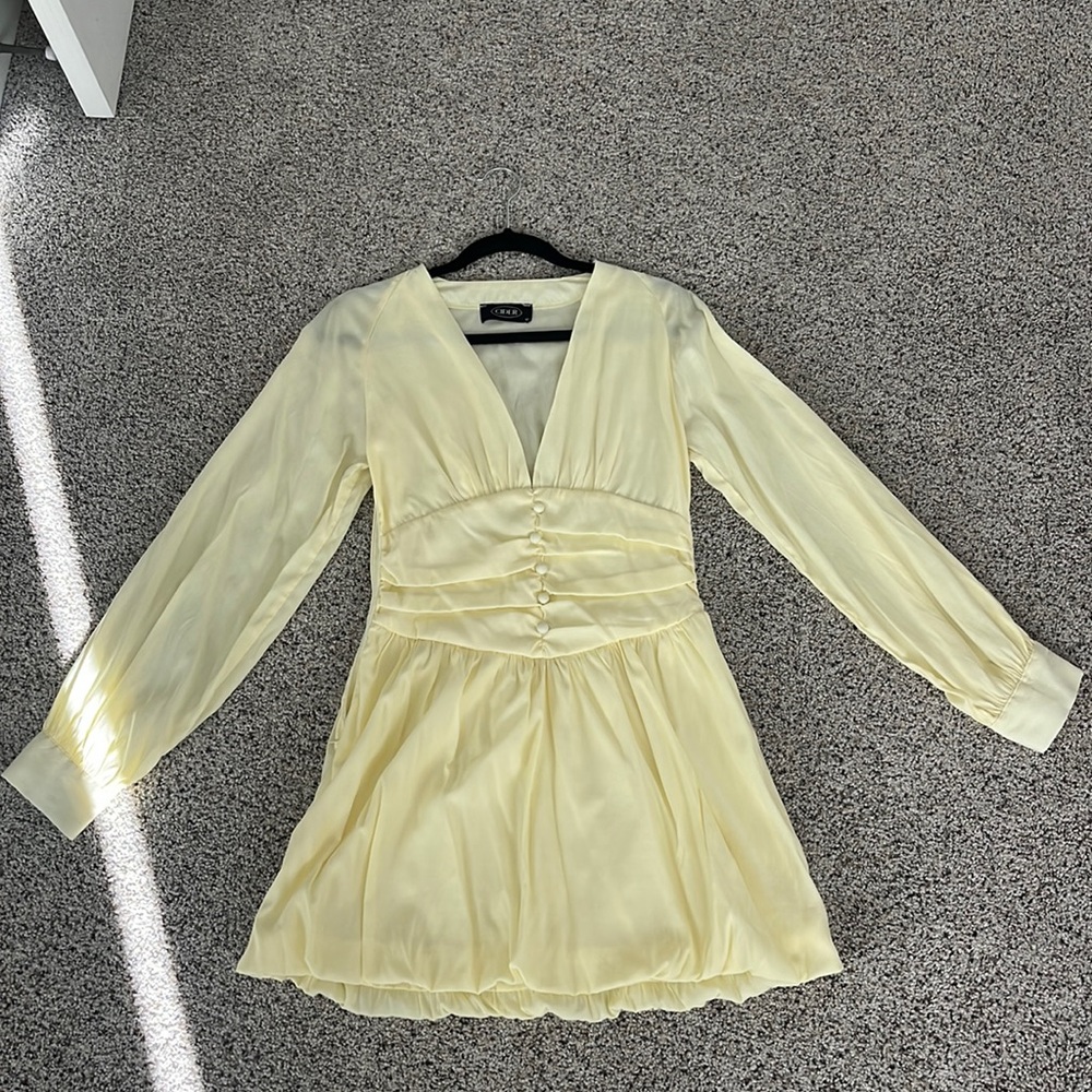 Yellow Mini Dress